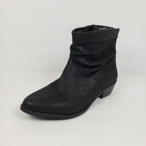 Torrid Western Slouch Womens Size 9 W Wide Black Ankle Heeled Bootie Shoes 11889 - Picture 2 of 12